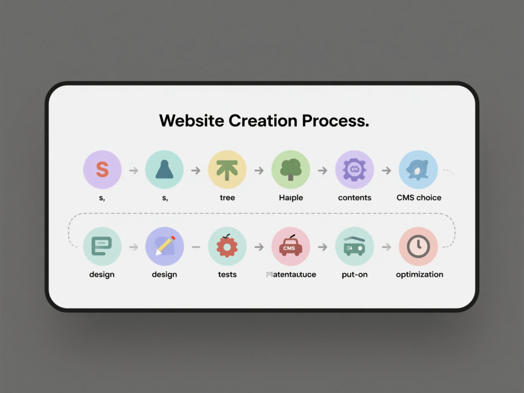 Créer son site: étapes concrètes