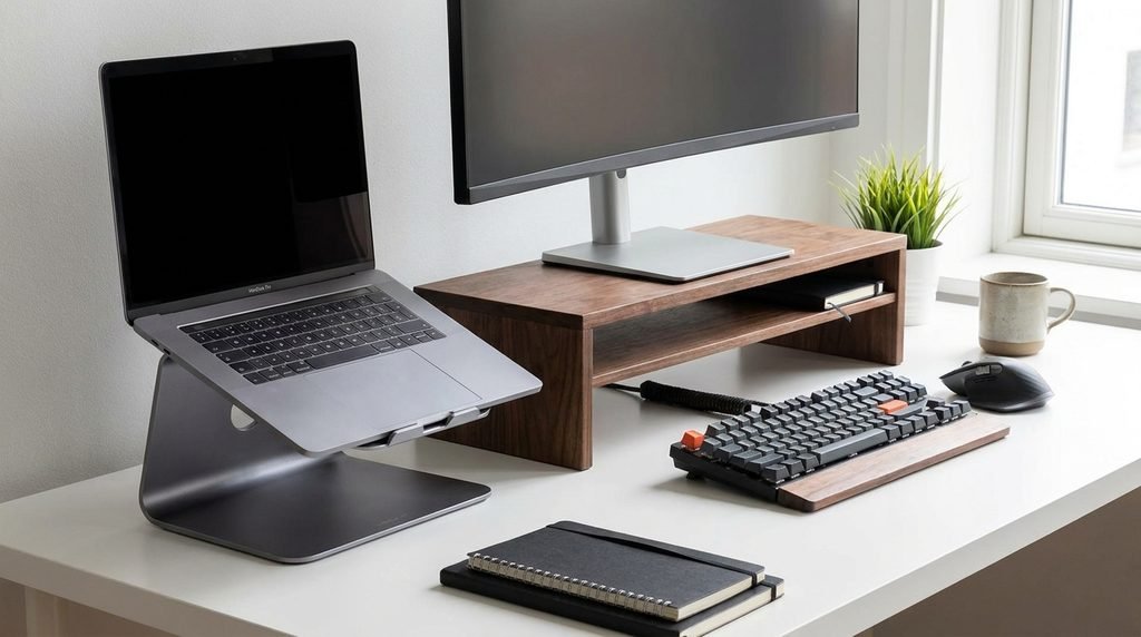 laptop stand vs monitor stand