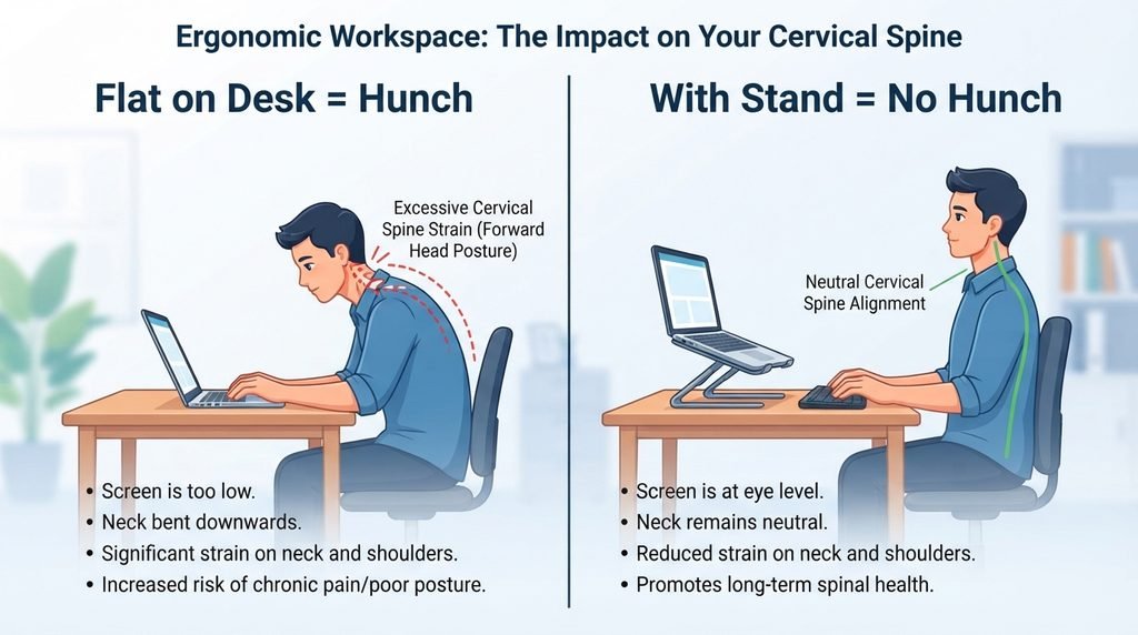 laptop stand vs monitor stand