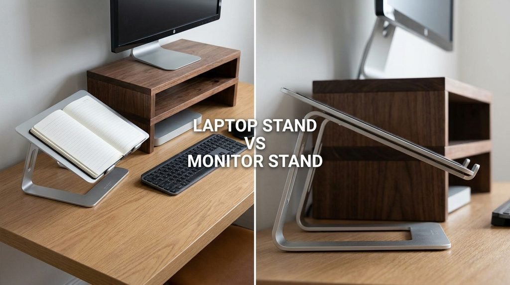 laptop stand vs monitor stand