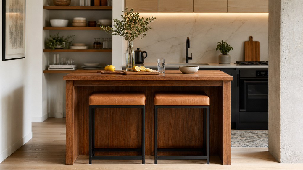 Bar-Height Table with Stools