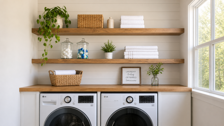 DIY Floating Shelves