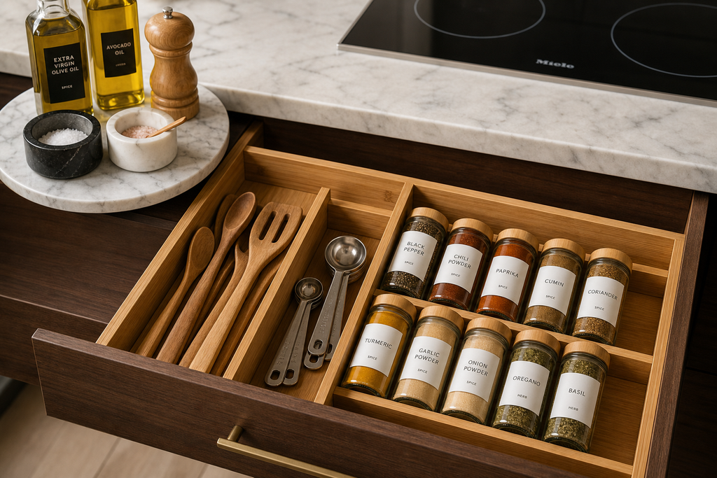 Deep Drawer Organization & Accessible Zones