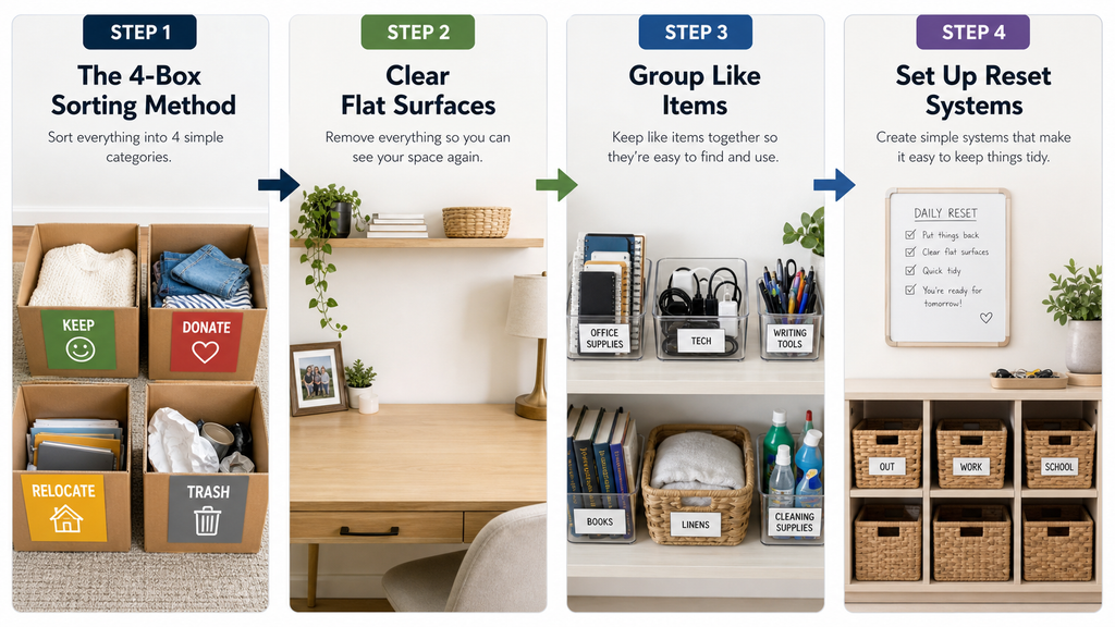 The 4-Step PetchCrea Decluttering System : Declutter 