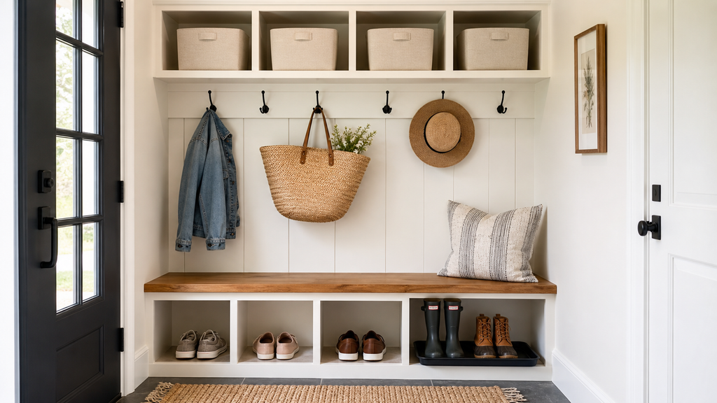 mudroom drop zone