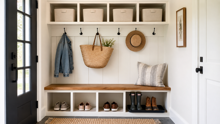 mudroom drop zone