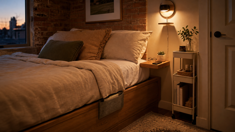 Bedside Storage Solutions for Tiny Bedrooms